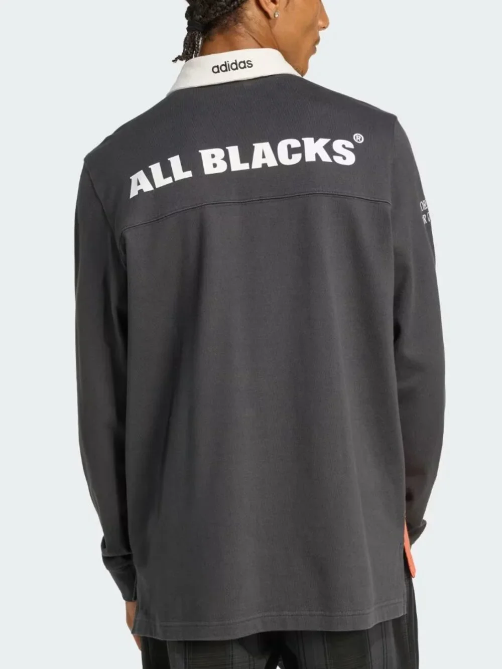 Adidas Originals & All Blacks Men’s Heritage Rugby Polo Shirt, Size Large (New)